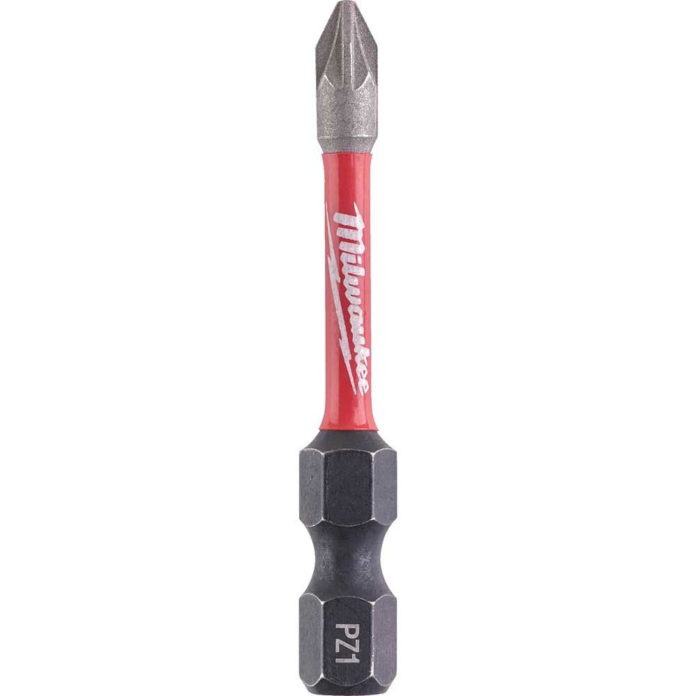 Milwaukee Shockwave Impact Duty Pozi Screwdriver Bits PZ2 50mm Pack of 1 - Image 1