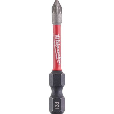 Milwaukee Shockwave Impact Duty Pozi Screwdriver Bits PZ2 50mm Pack of 1