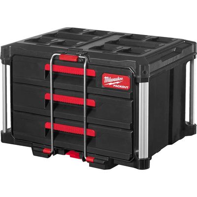 Milwaukee Packout 3 Drawer Tool Box | 4932472130 | Euro Car Parts - Thumbnail 2