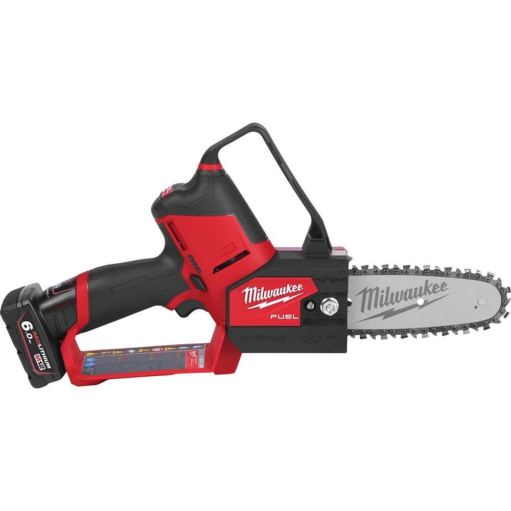 Milwaukee M12 FHS Fuel 12v Cordless Brushless Hatchet Pruning Saw 150mm 2 x 6ah Li-ion Battery Charger Case - Image 1