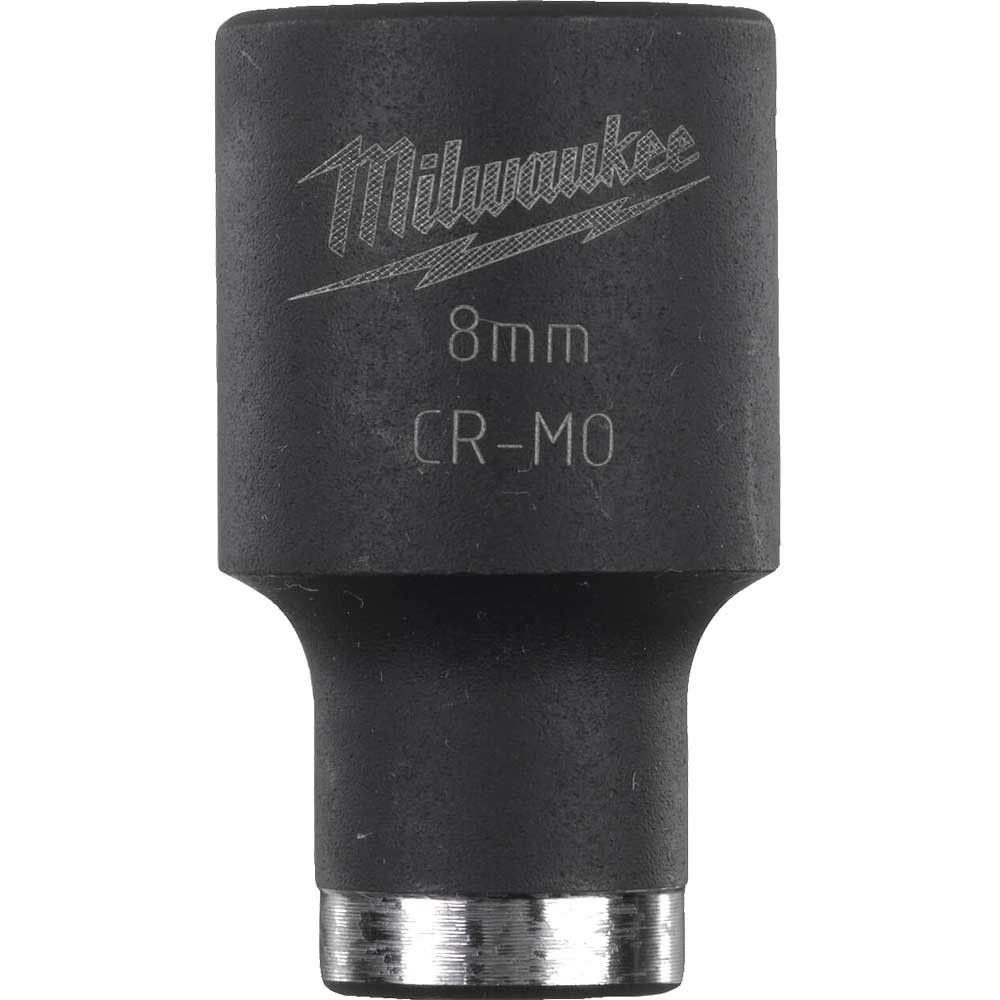 Milwaukee 3/8" Drive Shockwave Impact Duty Socket 3/8" 8mm - Image 1
