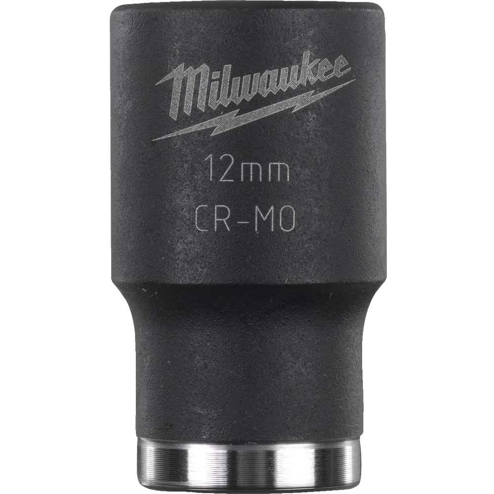 Milwaukee 3/8" Drive Shockwave Impact Duty Socket 3/8" 12mm - Image 1