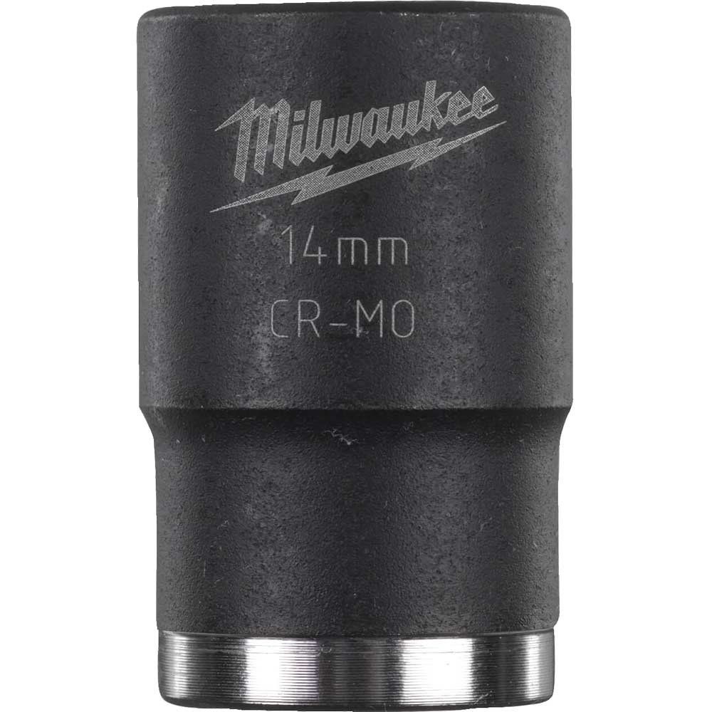 Milwaukee 3/8" Drive Shockwave Impact Duty Socket 3/8" 14mm - Image 1