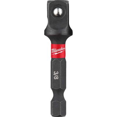 Milwaukee Shockwave Hex Impact Adaptor 3/8"