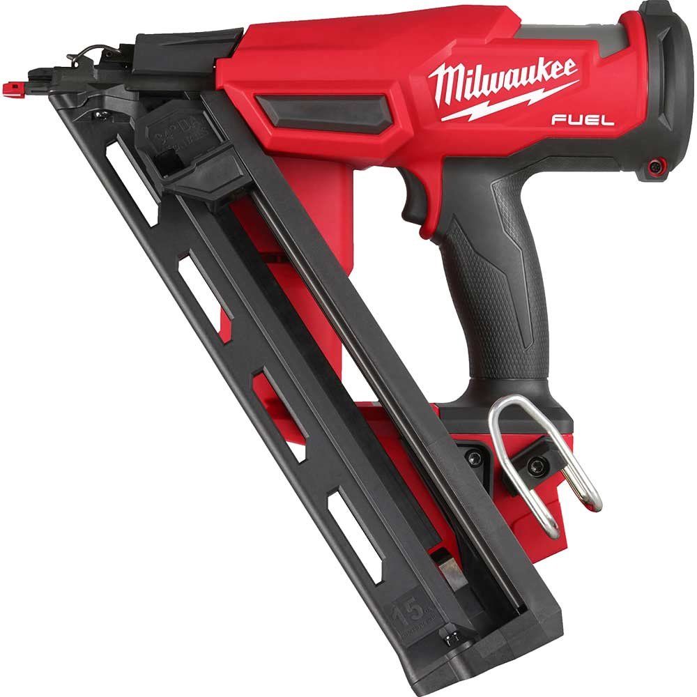 Milwaukee M18 FN15GA Fuel 18v Cordless Brushless 15 Gauge 2nd Fix Nail Gun No Batteries No Battery Charger Case - Image 1