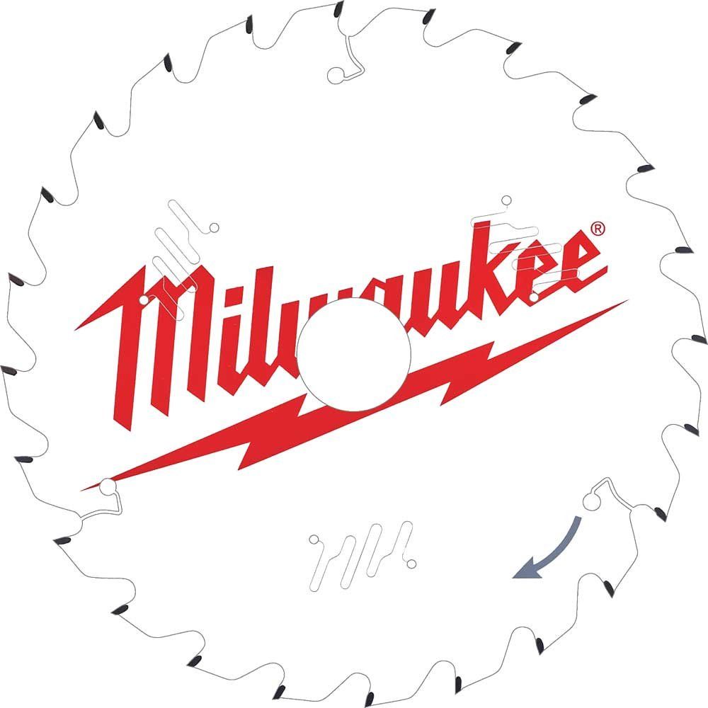 Milwaukee Wood Cutting Circular Table Saw Blade 210mm 24T 30mm - Image 1