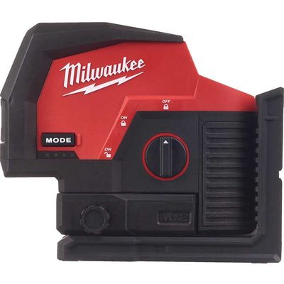 Milwaukee M12 CLLP 12v Cordless Green Cross Line Laser Level No Batteries No Battery Charger Case