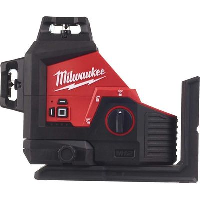 Milwaukee M12 3PL 12v Cordless Green 360 Degree 3 Plane Laser Level