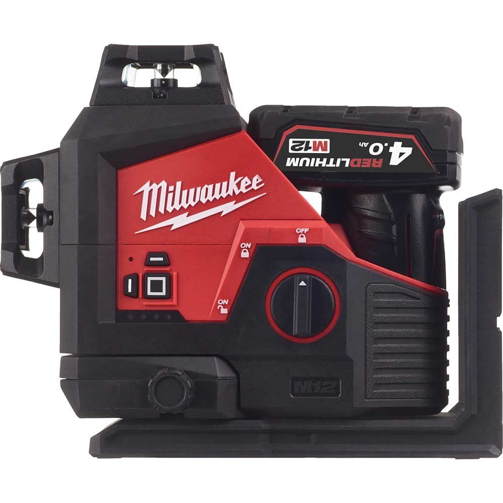 Milwaukee M12 3PL 12v Cordless Green 360 Degree 3 Plane Laser Level - Image 1