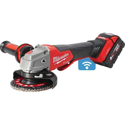 Milwaukee M18 One-Key Fuel Braking Small Angle Grinder Gen Ii 2 X 5.5Ah Batts | 4933478432 | Euro Car Parts - Thumbnail 2