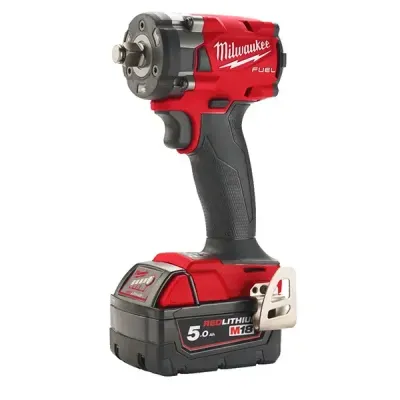 Milwaukee M18 Fuel ?? Compact Impact Wrench With Friction Ring 2 X 5.0Ah | 4933478652 | Euro Car Parts
