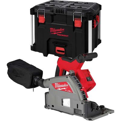 Milwaukee M18 FPS55 Fuel 18v Cordless Brushless Plunge Saw 165mm No Batteries No Battery Charger Case