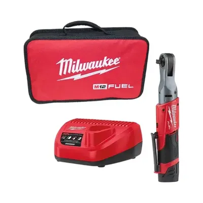 Milwaukee M12 High Speed Ratchet 3/8 (Kit) | 4933478809 | Euro Car Parts