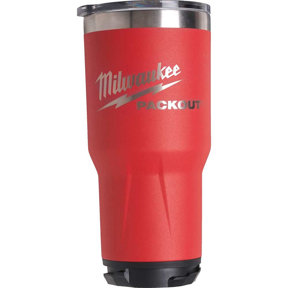 Milwaukee Packout Drinks Tumbler Red 887ml - Image 1