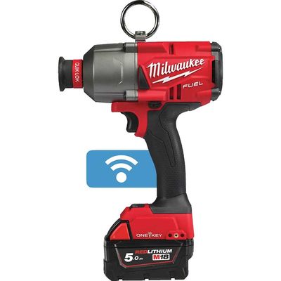 Milwaukee M18 ONEFHIWH716 Fuel 18v Cordless Brushless 7/16" Hex Impact Wrench 2 x 5ah Li-ion Battery Charger Case