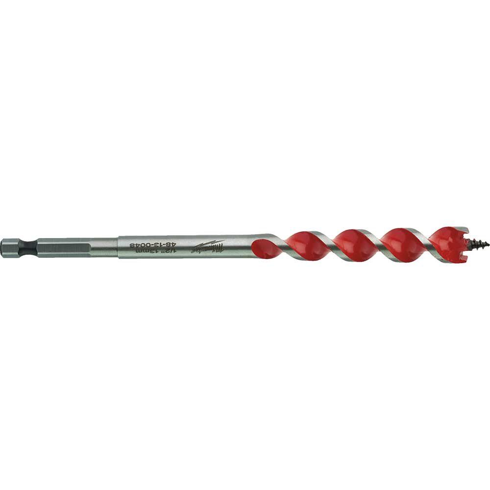 Milwaukee Speed Feed Wood Drill Bit 13mm 165mm - Image 1