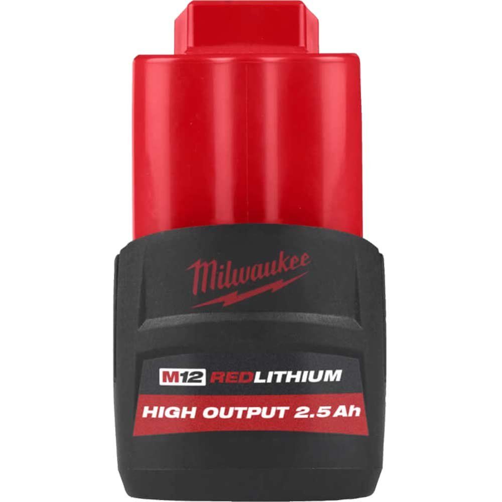 Milwaukee M12 HB2.5 12v Cordless High Output Li-ion Battery 2.5ah 2.5ah - Image 1