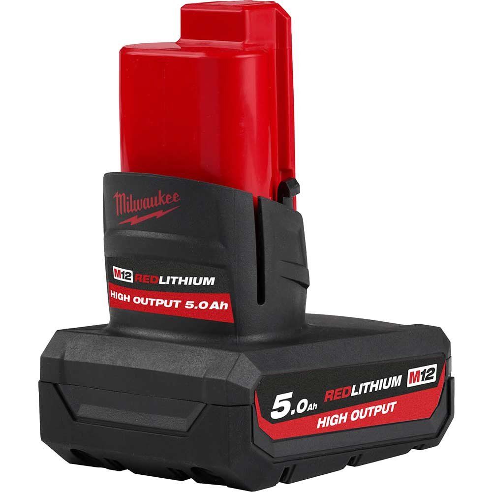 Milwaukee M12 HB5 12v Cordless High Output Li-ion Battery 5ah 5ah - Image 1