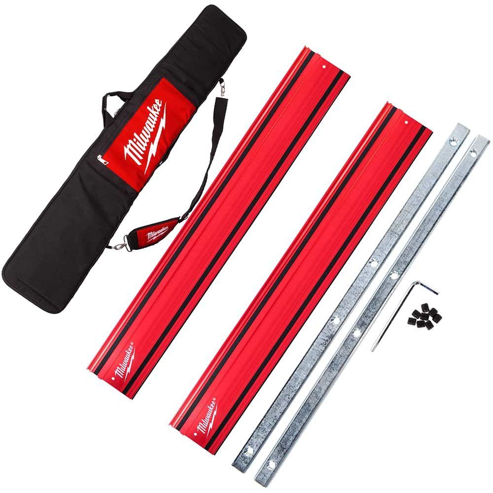 Milwaukee Guide Rail Kit Guide Rails, Joining Bars & Bag - Image 1