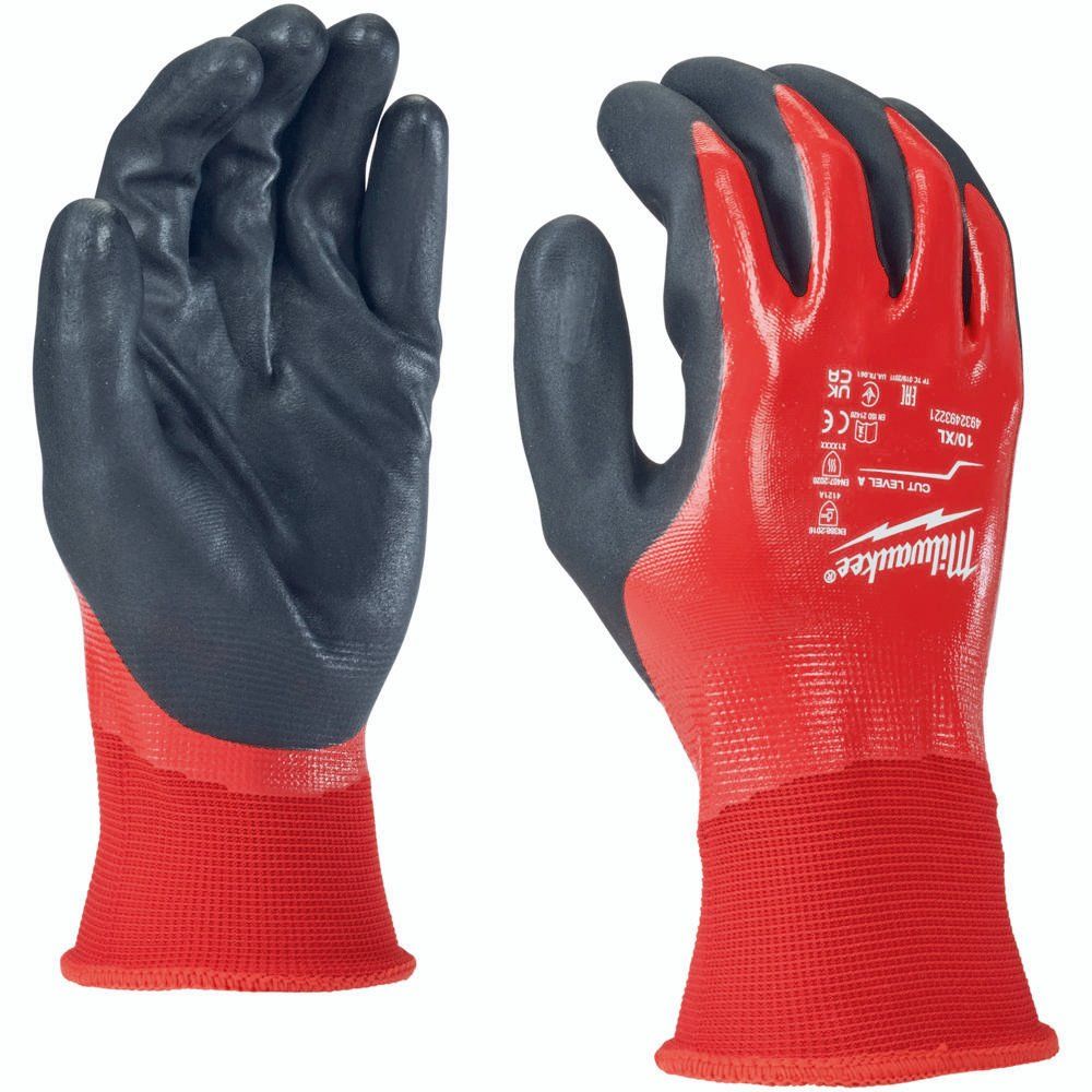 Milwaukee Cut Level 1 Fully Dipped Gloves - Image 1