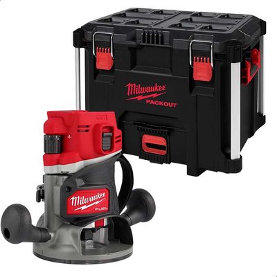 Milwaukee M18 FR12 Fuel 18v Cordless Brushless 1/2" Trim Router No Batteries No Battery Charger Case & Accessories