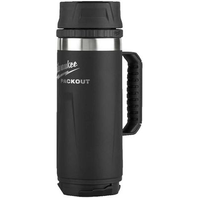 Milwaukee Packout Drinks Mug Sip Lid Black 532ml