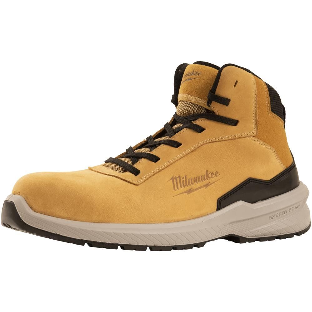 Milwaukee Flextred Safety Boots Beige Size 6 - Image 1