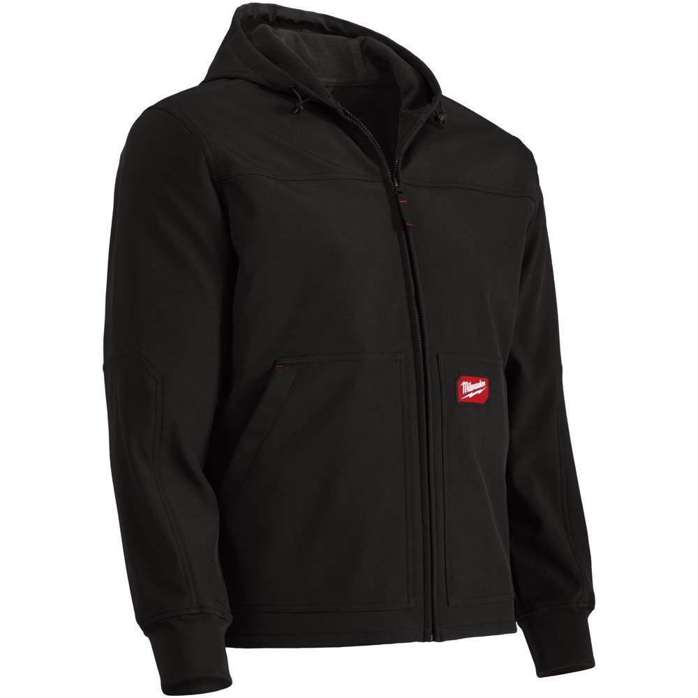 Milwaukee Freeflex Softshell Hooded Jacket Black M - Image 1