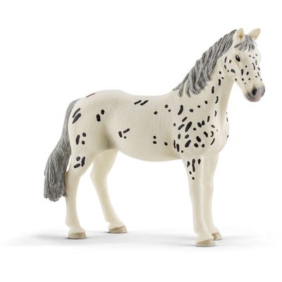 SCHLEICH Horse Club Knabstrupper Mare Toy Figure - Black