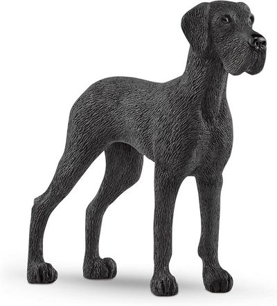 SCHLEICH Farm World Great Dane Toy Figure - 13962 - Black