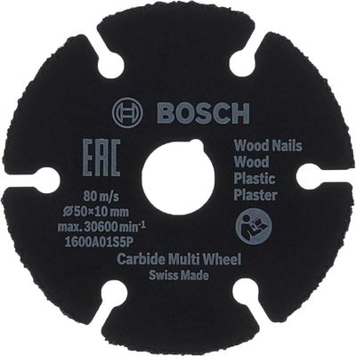 Bosch Carbide Multi Wheel for EASYCUTandGRIND 50mm Pack of 1