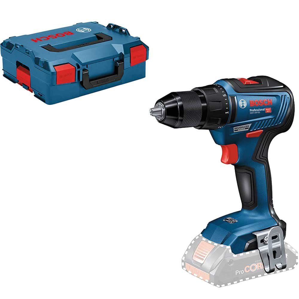 Bosch GSR 18V-55 18v Cordless Brushless Drill Driver No Batteries No Battery Charger Case - Image 1