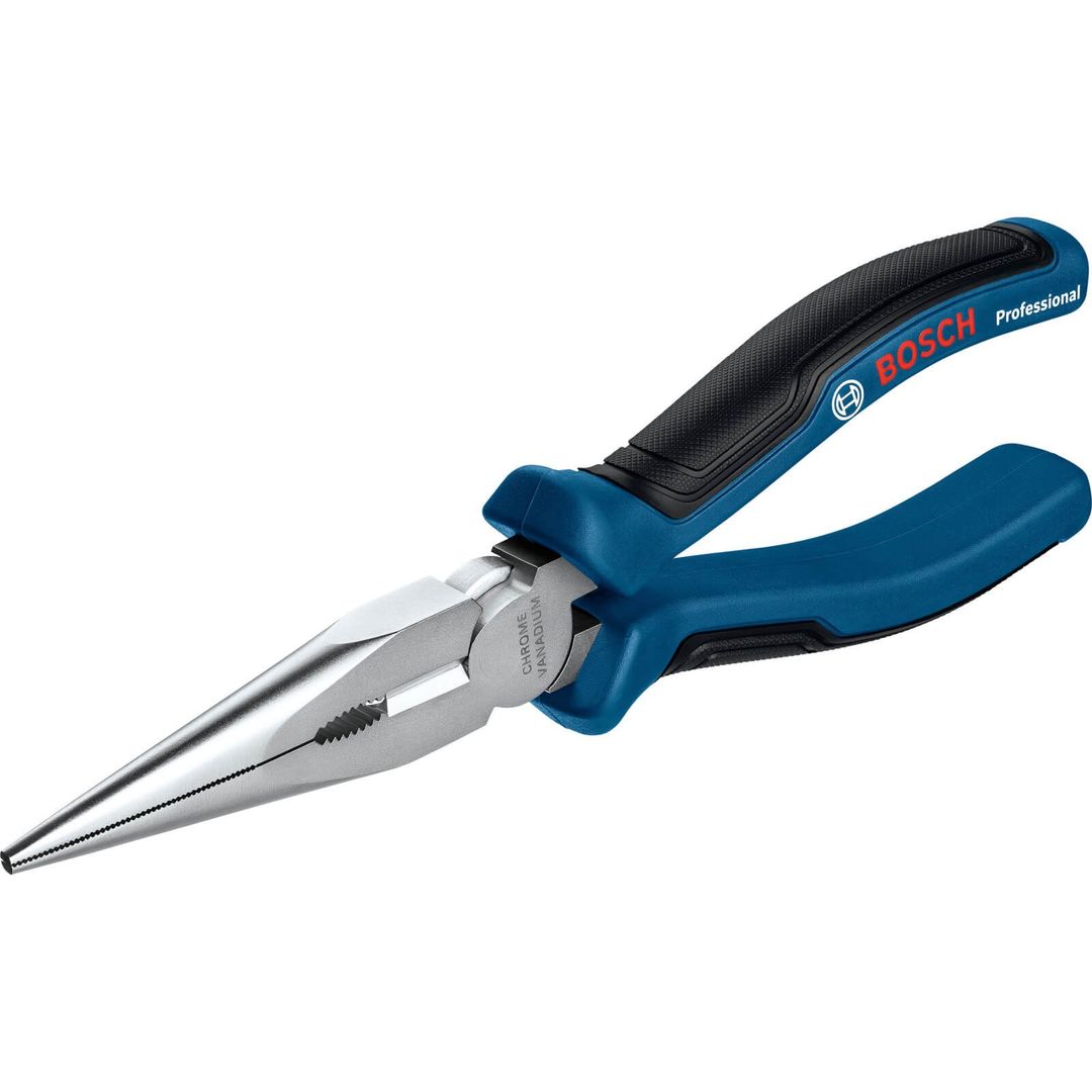 Bosch Professional High Leverage Long Nose Pliers 200mm - Image 1