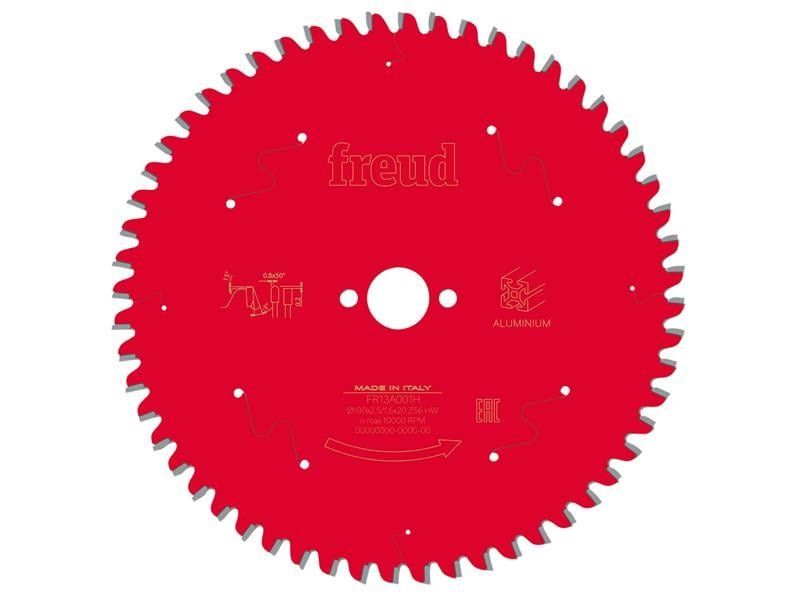 Freud F03FS09814 Metal Circular Saw Blade 190 X 20 X 2.5/1.6Mm X 56T - Image 1