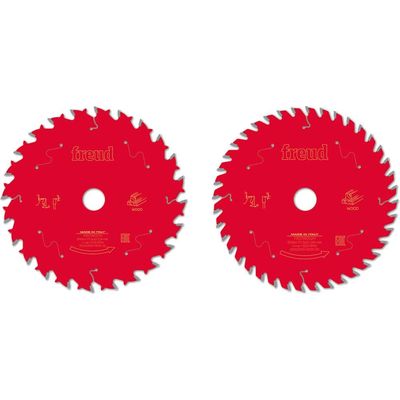 Freud PRO 2 Piece 165mm Cordless Circular Saw Blade Set 165mm Assorted Teeth 20mm