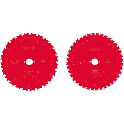 Freud F03FS09894 Wood Circular Saw Blade 2 Pack 250 X 30 X 2.8Mm X 24T / 40T