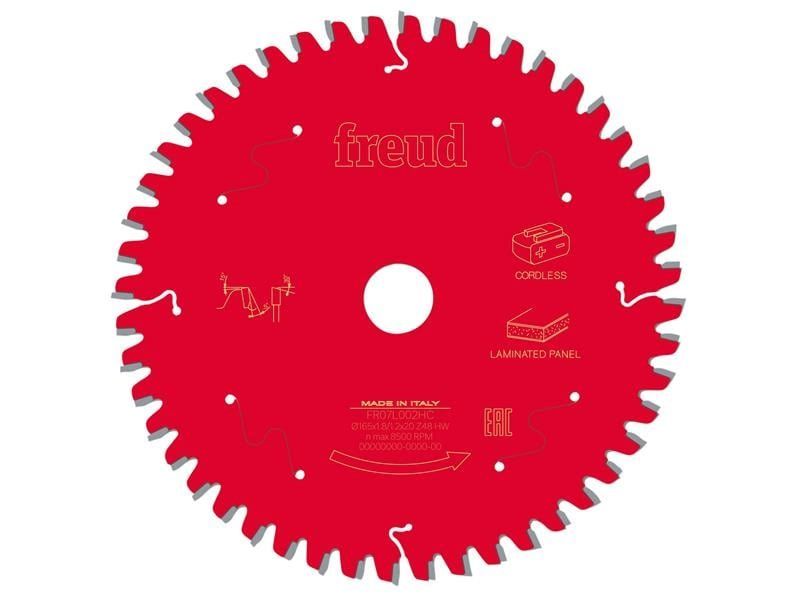 Freud F03FS10076 Laminated Panel Circular Saw Blade 160 X 20 X 1.8/1.2Mm X 48T - Image 1