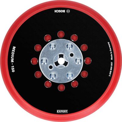 Bosch EXPERT Multihole Medium Backing Pads Universal 150mm 150mm