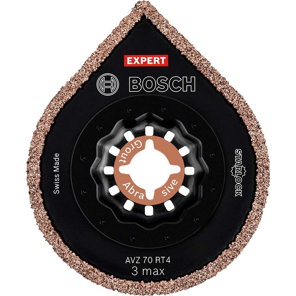 Bosch EXPERT AVZ 70 RT4 Starlock Oscillating Multi Tool Abrasive and Grout Removal Blade 70mm Pack of 10 - Image 1