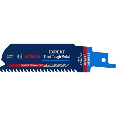 Bosch EXPERT S555CHC Thick Tough Metal Reciprocating Saw Blades 100mm Pack of 1