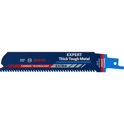 Bosch EXPERT S955CHC Thick Metal Cutting Tough Reciprocating Saw Blades 150mm Pack of 1