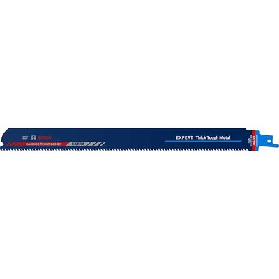 Bosch EXPERT S1255CHC Thick Tough Metal Cutting Reciprocating Sabre Saw Blades 300mm Pack of 1