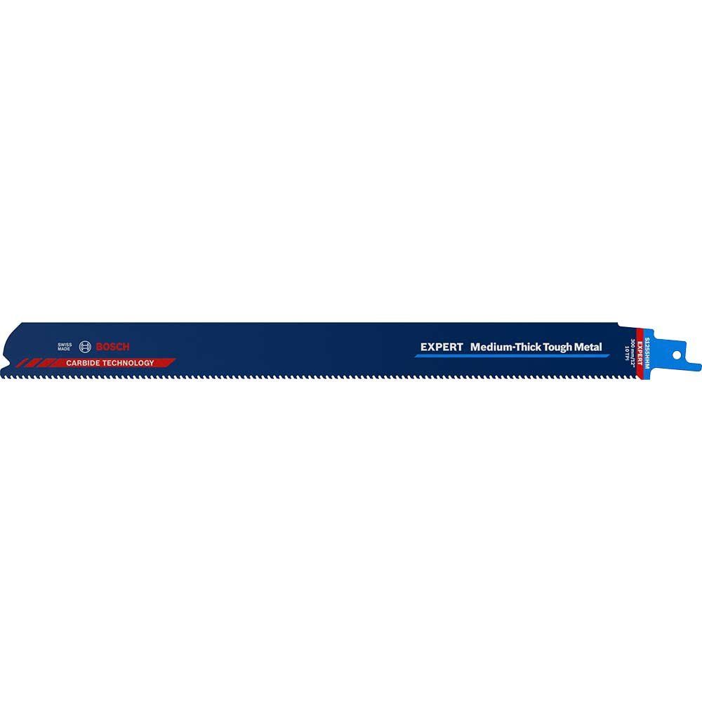 Bosch Expert S1255HHM Medium-Thick Tough Metal Cutting Reciprocating Sabre Saw Blades 300mm Pack of 1 - Image 1