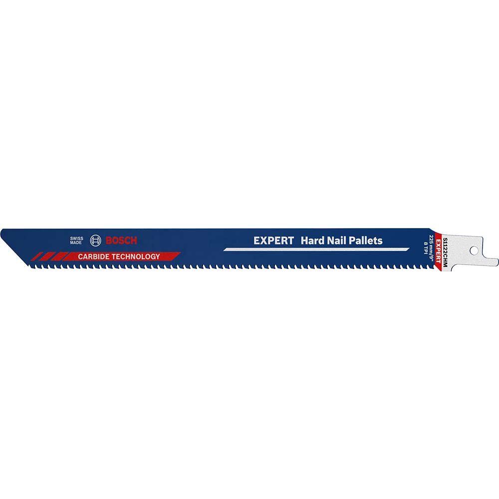 Bosch EXPERT S1122CHM Hard Nail Pallet Reciprocating Sabre Saw Blades 225mm Pack of 10 - Image 1