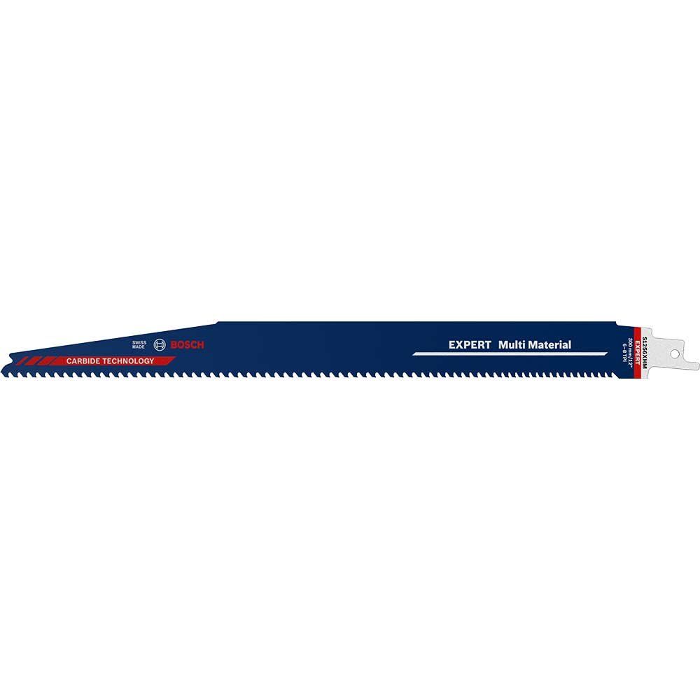 Bosch EXPERT S1256XHM Multi Material Reciprocating Sabre Saw Blades 300mm Pack of 1 - Image 1