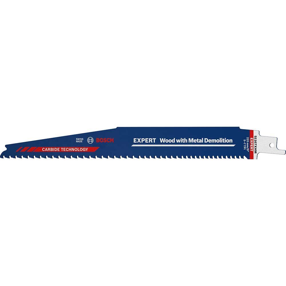 Bosch EXPERT S1167XHM Tough Metal Embedded Wood Reciprocating Sabre Saw Blades - Image 1