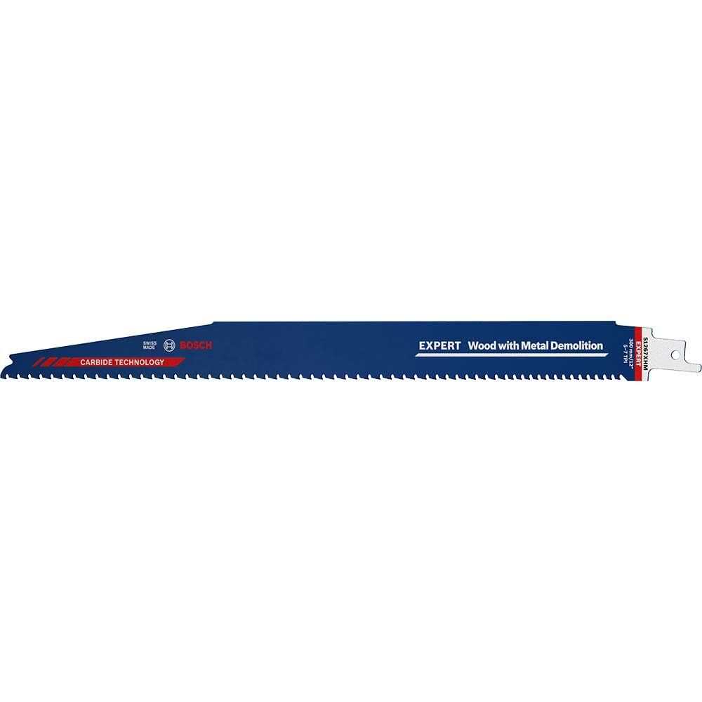 Bosch EXPERT S1267XHM Tough Metal Embedded Wood Reciprocating Sabre Saw Blades 300mm Pack of 10 - Image 1