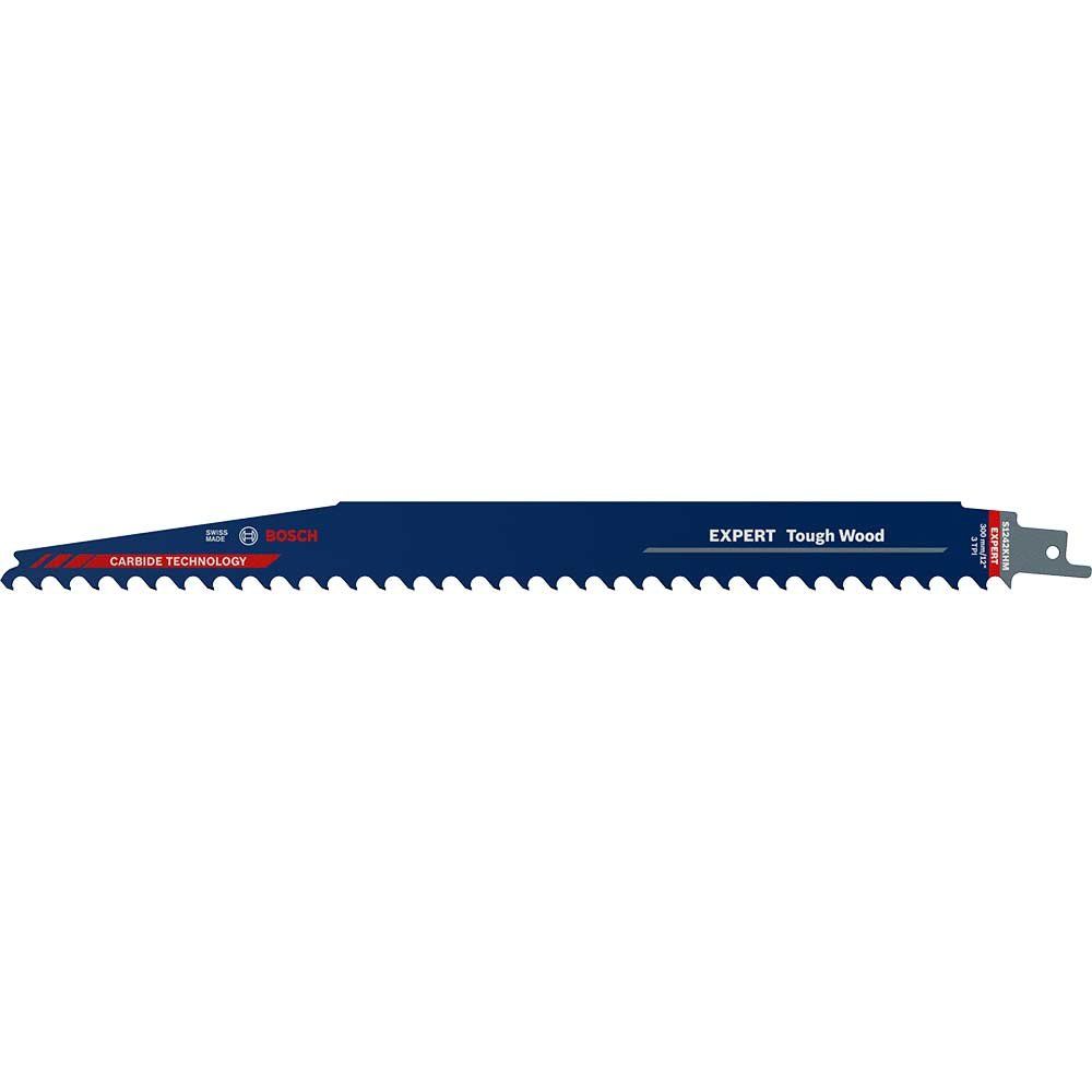 Bosch EXPERT S1242KHM Thick Tough Wood Reciprocating Sabre Saw Blades 300mm Pack of 1 - Image 1