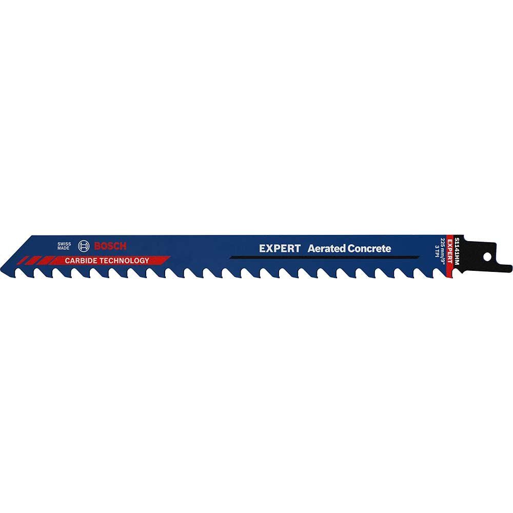 Bosch EXPERT S1141HM Aerated Concrete Reciprocating Sabre Saw Blades 225mm Pack of 10 - Image 1