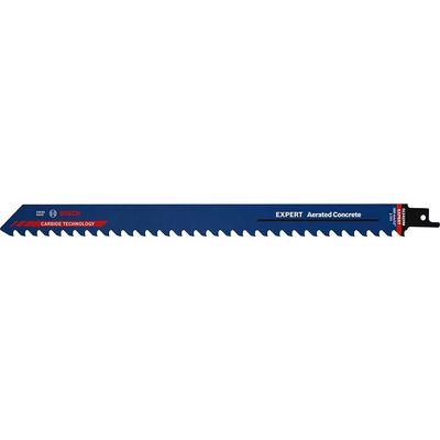 Bosch EXPERT S1241HM Aerated Concrete Reciprocating Sabre Saw Blades 300mm Pack of 3